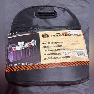 Trunk Organizer with Cooler - Black